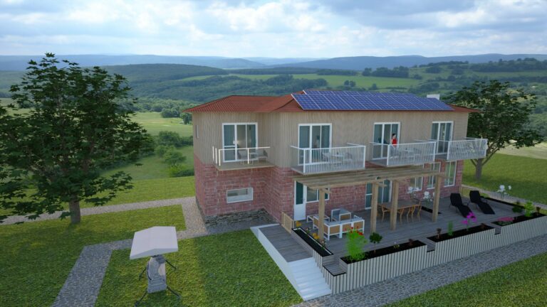 3D-View of Main House in Solnik