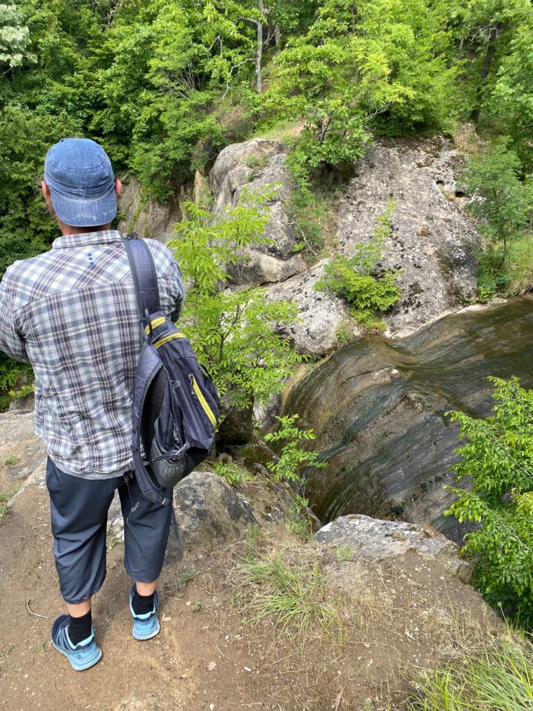 Solnik, hiking, waterfall