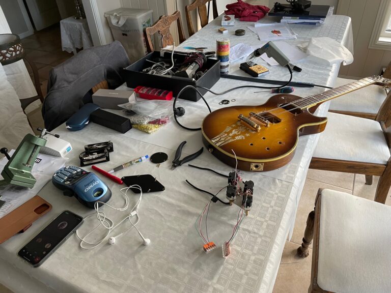 Jimmy Page wiring på min Ibanez custom gitar