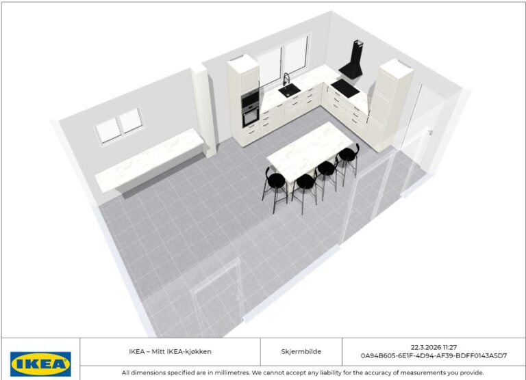 The kitchen countertops have been ordered